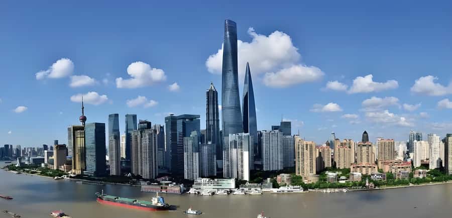 Shanghai Tower: 120 floor Highest restaurant in the world - Lunch spread: what you actually get for $250
