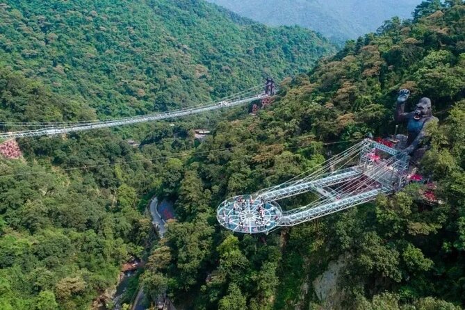 Skywalk Glass Bridge and Waterfall Ravine Half Day Private Tour - From Guangzhou to Gulong Gorge, with zero public-transport stress