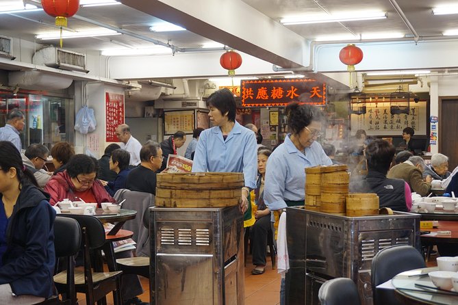 Small-Group Hong Kong Island Food Tour - Sheung Wan yum cha breakfast on a trolley