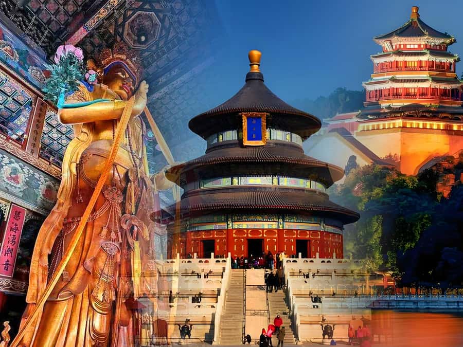 Temple Heaven, Summer Palace, Lama Temple, Hutong Bus Tour - Temple of Heaven: Hall of Prayer for Good Harvests and imperial geometry