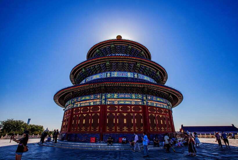 Temple Of Heaven Entrance Ticket Booking-Different Option - Getting to TIAN TAN DONG MEN, Metro Line 5, Exit A