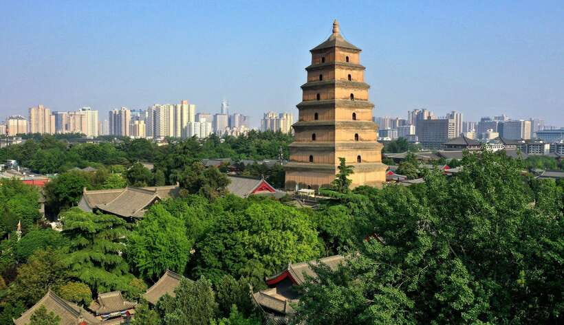 Xi'an: Daci'en Temple(Great Wild Goose Pagoda) E-ticket - Great Wild Goose Pagoda history you can connect to the bricks