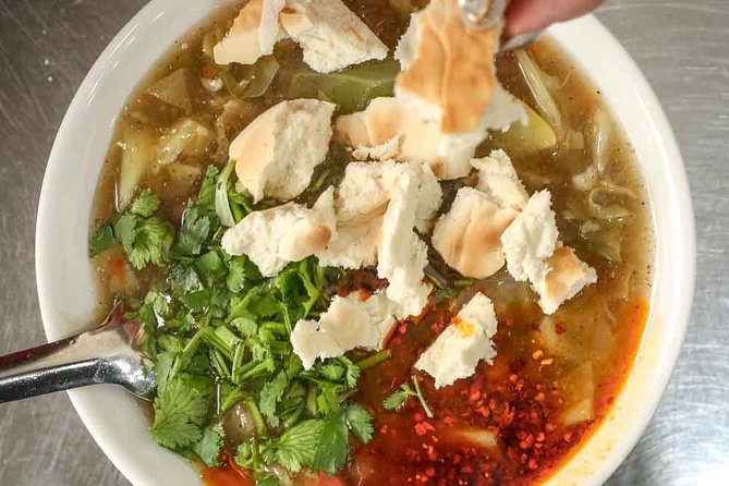 Xi'an Morning Food & Market Tour by TukTuk - The 4-5 food stops: what unlimited food and drinks really changes