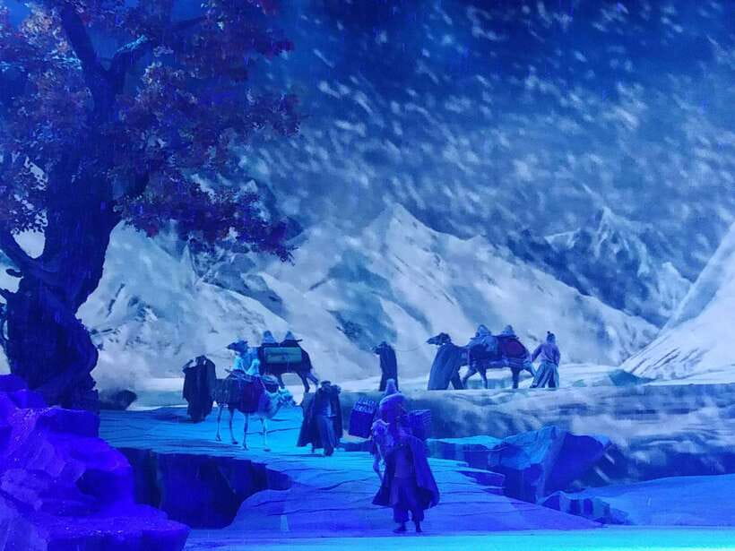 Xi'an Silk Road: Legend of Camel Bell Show Ticket w/Transfer - During the show: Tang scenes, religious themes, and animal action