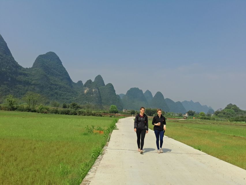 Yangshuo: Full-Day Private Countryside Hiking Tour - Yu Long Valley, limestone karst views, and a fish farm stop